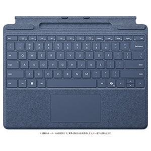 マイクロソフト Surface Pro 13 インチ キーボード(ペン収納付き/スリム ペン別売り) サファイア 8XA-00233-イメージ1