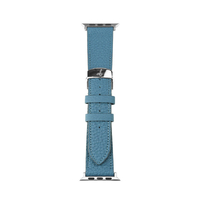 ABBI SIGNATURE Apple Watch用シュランケンカーフバンド(42/41/40/38mm) セルリアンブルー ABS27678AW