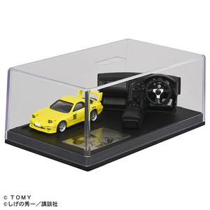 タカラトミー トミカプレミアムunlimited STEERING VIEW 頭文字D FD3S RX-7(第1巻仕様) PﾄﾐｶULTSVｲﾆｼﾔﾙDFD3SRX7-イメージ1