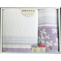 林 泉州・今治 日本のタオルギフト 藤紫PURPLE ｾﾝｼﾕｳｲﾏﾊﾞﾘGI253605