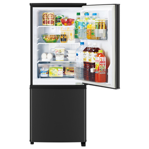 三菱 【右開き】146L 2ドア冷蔵庫 マットサンドブラック MR-P15M-B-イメージ3
