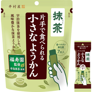 井村屋 片手で食べられる小さなようかん 抹茶 7本 FCJ184F---イメージ2