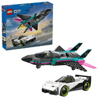 レゴジャパン LEGO シティ 60489 ジェット機とスポーツカーのスピード対決 60489ｼﾞｴﾂﾄｷﾄｽﾎﾟ-ﾂｶ-ﾀｲｹﾂ