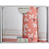 林 泉州・今治 日本のタオルギフト 薄紅PINK ｾﾝｼﾕｳｲﾏﾊﾞﾘGI303602