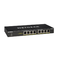 NETGEAR 8ポート PoE+アンマネージスイッチ GS300シリーズ GS308PP-100AJS