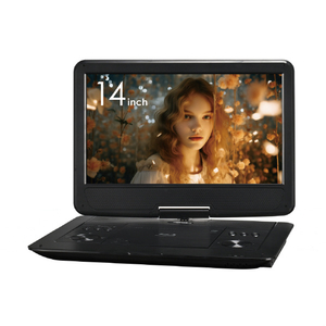 グリーンハウス 14型 ポータブルブルーレイディスクプレーヤー ブラック GH-PBD14B-BK-イメージ1