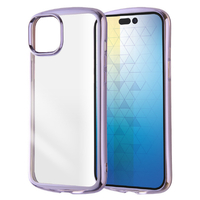 レイアウト iPhone 15 Plus/14 Plus用耐衝撃 TPUソフトケース METAMORU ラベンダー RT-P43TC13/LDM