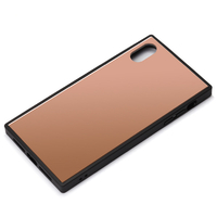 PGA iPhone XS Max用 ガラスハイブリッドケース ピンク PG-18ZGT04PK