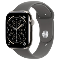 Apple Apple Watch Series 11 ナチュラルチタニウムケースとストーングレイスポーツバンド - M/L MFCX4J/A
