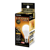 東芝 LED電球 E17口金 全光束600lm(5．2W小形電球タイプ) 電球色相当 LDA5L-G-E17/DSK50V1