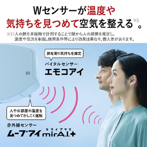 三菱電機 「工事代金別」 6畳 フィルター自動清掃 省エネハイパワーエアコン e angle select 霧ヶ峰 Zシリーズ MSZ-EM2225E5-Wｾｯﾄ-イメージ6