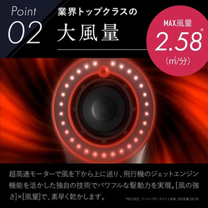 Brighte SHOWER DRYER シャワードライヤー アイスブルー BRT-SD173LB-イメージ4