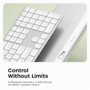 Satechi Sastechi Slim EX3 Wireless Keyboard US Layout (S-EN)シルバー PST-KEX3S-EN-イメージ9