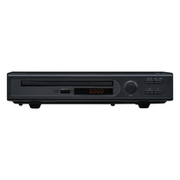 グリーンハウス コンポジット対応DVDプレーヤー ブラック GH-DVP1L-BK