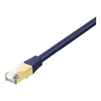 バッファロー Cat8 LANケーブル(1m) ブルー BSLS8NU10BL