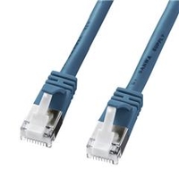 サンワサプライ ツメ折れ防止カテゴリ5eSTP LANケーブル（1m・ブルー） ブルー KB-STPTS-01BL