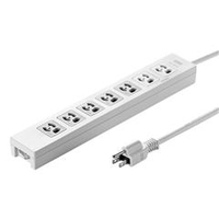 サンワサプライ 電源タップ(7個口・3P・3m) TAP-F37-3KR