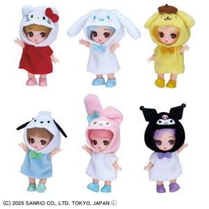 タカラトミー リカちゃん ぷちリカちゃん サンリオキャラクターズコレクション リカちゃん ﾌﾟﾁﾘｶｻﾝﾘｵｷﾔﾗｸﾀ-ｽﾞｺﾚｸｼﾖﾝ-イメージ2
