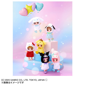 タカラトミー リカちゃん ぷちリカちゃん サンリオキャラクターズコレクション リカちゃん ﾌﾟﾁﾘｶｻﾝﾘｵｷﾔﾗｸﾀ-ｽﾞｺﾚｸｼﾖﾝ-イメージ4