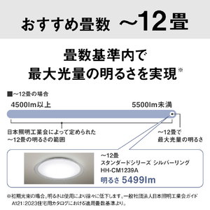 パナソニック ～12畳 LEDシーリングライト HH-CM1239A-イメージ14