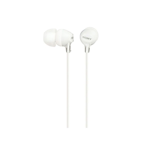 SONY 密閉型インナーイヤーヘッドホン ホワイト MDR-EX15LPW-イメージ1