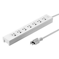 サンワサプライ 電源タップ(7個口・3P・3m) TAP-F37-3R