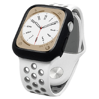 ラスタバナナ Apple Watch Ultra/Series 8/7/6/5/4/3/SE(第2世代)/SE [49/45/44/42mm]用シリコン スポーツタイプバンド ホワイト RBAWS7447WH