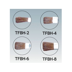 トラスコ中山 TRUSCO 塗装用平筆 5本組 天然馬毛 2号 2号165mm3mm馬毛 FC724JJ-8188075-イメージ2