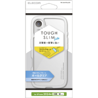 エレコム iPhone 16用TOUGH SLIM LITE ハイブリッドケース オールクリア クリア PM-A24ATSLACR