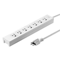 サンワサプライ 電源タップ(7個口・3P・3m) TAP-F37-3