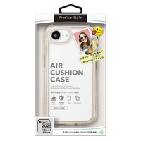 PGA iPhone 16e用エアクッションケース モカ PG-25KAR02BE