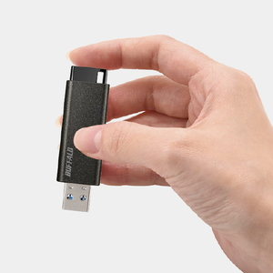 BUFFALO USB3．2(Gen1)USBメモリ ノック式 64GB オリジナル ホワイト RUF3-KSE64GA-WH-イメージ5