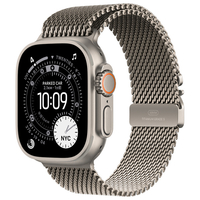 Apple Apple Watch Ultra 3(GPS + Cellularモデル)- 49mm Apple Watch Ultra 3 ナチュラルチタニウムケースとナチュラルチタニウムミラネーゼループ - M MEWY4J/A