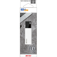 BUFFALO USB3．2(Gen1)USBメモリ ノック式 16GB オリジナル ホワイト RUF3-KSE16GA-WH