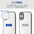 エレコム iPhone17e/16e用 ソフトケース サイドメッキ メタルステッカー付 メタリックブラック PM-A25SUCTMBK-イメージ5