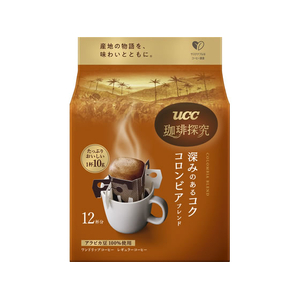 UCC UCC 珈琲探究 ワンドリップコーヒー 深みのあるコク コロンビアブレンド 12P FCK748A-352181-イメージ1
