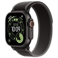 Apple Apple Watch Ultra 3(GPS + Cellularモデル)- 49mm Apple Watch Ultra 3 ブラックチタニウムケースとブラック/チャコールトレイルループ - S/M MF1D4J/A