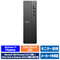 DELL デスクトップパソコン Dell スリム ECS1250 ブラック SAD50-GHM3D
