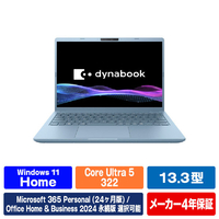Dynabook エディオンオリジナルプレミアムモバイルノートPC e angle select dynabook セレストブルー P4G7ALBE