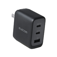 エレコム AdjustCharge搭載 USB Power Delivery 70W AC充電器(C×2+A×1) ブラック MPA-AC12770BK