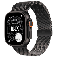 Apple Apple Watch Ultra 3(GPS + Cellularモデル)- 49mm Apple Watch Ultra 3 ブラックチタニウムケースとブラックチタニウムミラネーゼループ - L MF1T4J/A
