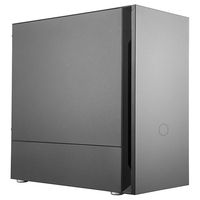 クーラーマスター ミニタワー型PCケース スチールサイドパネル Silencio S400 MCS-S400-KN5N-S00