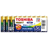 東芝 単3形アルカリ乾電池 10本入り LR6AN 10MP