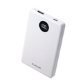 エレコム 半固体モバイルバッテリー(5000mAh/22．5W) ホワイト DE-C85-5000WH