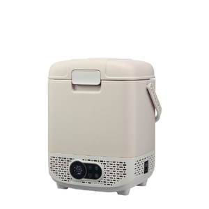 YUASA コンプレッサー式ポータブル冷凍・冷蔵庫(12L) グレー YRE-E12G(H)-イメージ1