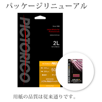 PICTORICO 2L ピクトリコプロ・ソフトグロスペーパー 50枚入り PPG210-2L/50