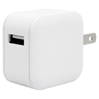 ラスタバナナ USB1ポート AC充電器 2．4A ホワイト RACA2A02WH