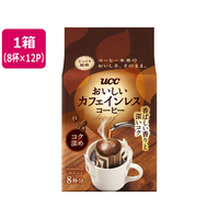 UCC おいしいカフェインレスコーヒー ワンドリップコーヒー コク深め 8杯 12パック FCJ623L-352026