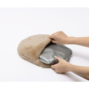 スリーアップ 蓄熱式エコ湯たんぽ カバー2枚付き e angle select カフェオレベージュ クールグレー EWE2642E6BEGY-イメージ6