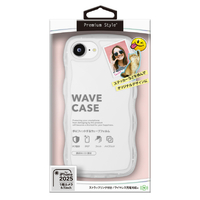 PGA iPhone 16e用ウェーブケース クリア PG-25KWPT01CL